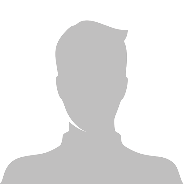 The image is a placeholder graphic commonly used on websites to indicate where an actual photo of a person should be displayed. It features a silhouette of a human head and shoulders, typically used as an icon when no specific person s picture is available or when the privacy of individuals is a concern.